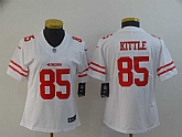 Women Nike 49ers 85 George Kittle White Vapor Untouchable Limited Jersey,baseball caps,new era cap wholesale,wholesale hats